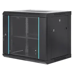 ZKTECO - ZK-R6U-5406A Gabinete de pared 6RU Puerta de vidrio