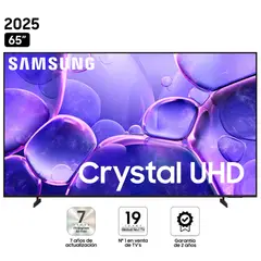 SAMSUNG - Televisor 65” Crystal UHD 4K UN65U8000FGXPE