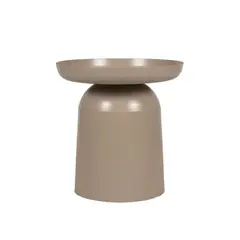 NIHM - Mesa Auxiliar de Metal Rue Beige