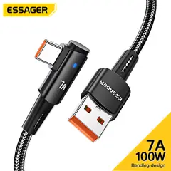 ESSAGER - Cable usb 7A Carga Rapida Usb C 2metros