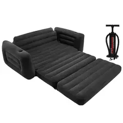 INTEX - Combo Sofá Cama Doble Super Inflador Confortable