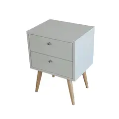 GENERICO - Velador Blanco Estilo Vintage