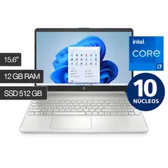 HP - LAPTOP 15-DY5010LA INTEL CORE i7 1255U 12va GENERACION 15.6 HD 12GB RAM 512GB SSD Intel® W11