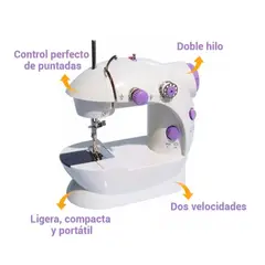 GENERICO - Máquina de Coser Mini con Mesa Portátil y Ligera