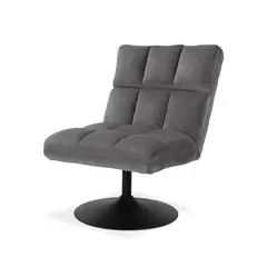 TUGO - Butaca Alba Terciopelo Gris