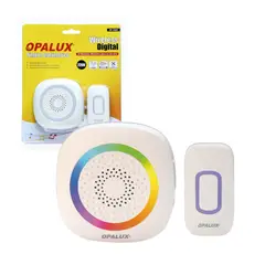 OPALUX - Timbre Inalambrico RBG 300 metros 60 Melodias OP-3895
