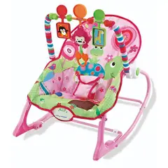 PIUBELLO - MECEDORA MUSICAL PIUBELLO PINK METAL