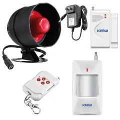 OEM - SIstema de Alarma Seguridad Sirena y con Sensores de Movimiento KERUI