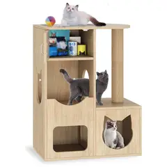 GENERICO - Casa para Gatos Multifuncional Mapy - Vaquita Home