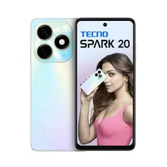 TECNO MOBILE - SMARTPHONE SPARK 20 KJ5 256GB ROM+ 16GB RAM EXTENDIDA (8GB +8GB RAM ) CYBER WHITE
