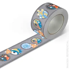 GENERICO - Cenefa Infantil Autoadhesiva Decorativa – Marcianos una Aventura Espacial – 5.92 mts