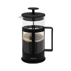 TRAMONTINA - Cafetera Francesa en Vidrio y Polipropileno Negro 0.60 Lt
