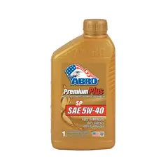 ABRO - Aceite Lubricante para Motor Full Sintético 5W40 SP 1L