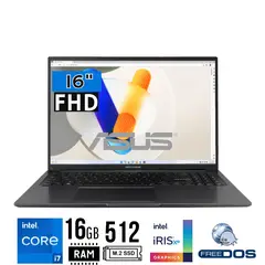 ASUS - Laptop VIVOBOOK 16 X1605VA-MB1235, 16´ FHD, core i7-13620H, RAM 16GB, SSD 512GB, Free Dos