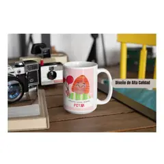 GENERICO - Taza de Loza Grande Diseño Fiestas Patrias 15oz 22