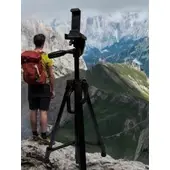 GENERICO - TRIPODE A PROFESIONAL 360° CAMARA CELULAR Y NIVEL LASER 140 CM