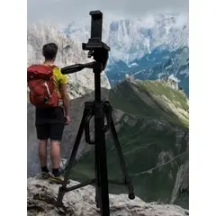 GENERICO - TRIPODE A PROFESIONAL 360° CAMARA CELULAR Y NIVEL LASER 140 CM