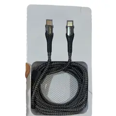 LDNIO - CABLE DE CARGA ULTRA RAPIDA 65 W 2 METROS ORIGINAL DOBLE C