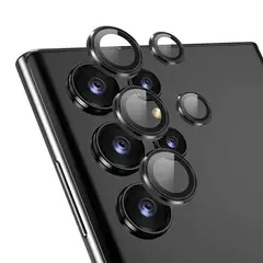 GENERICO - Protector de Lente Glass Individual Compatible con Galaxy S22 Ultra Negro