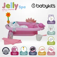 BABY KITS - Tina Bañera Jelly Spa Rosado - Ver. 2025