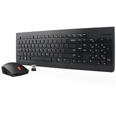 LENOVO - Teclado y Mouse Inalámbrico Color Negro Kit Combo