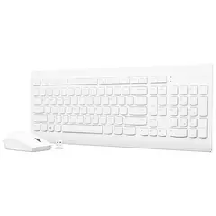 LENOVO - Kit de Teclado y Mouse combo 510 Inalámbrico Color Blanco