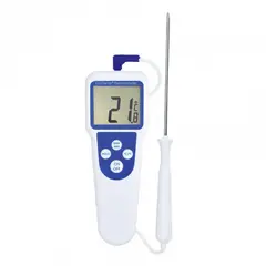 ETI - Termómetro Digital blanco Ecotemp con protección Biomaster