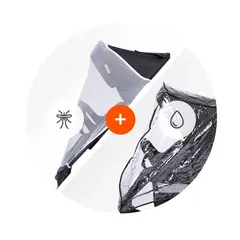 CARESTINO - Combo Mosquitero + Cobertor De Lluvia