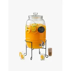 Ichimatsu - Dispensador de Vidrio 10 Lt Barril c/Rack y pizarra