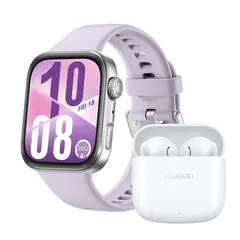 HUAWEI - Smartwatch Watch Fit 4 Morado + FreeBuds SE 2