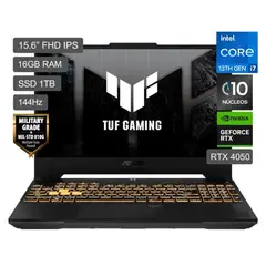 ASUS - Laptop Tuf Gaming F15 Core i7 13620H RTX 4050 6GB 16GB RAM 1TB SSD 15.6FHD WIN11