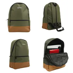 TEROS - Mochila para Laptop Nova 156 VerdeMarrón Modelo TE-ACS9021MG
