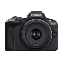 CANON - Cámara EOS R50 Mirrorless + lente de 18-45 mm