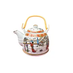 ACHALLAY ARTESANIA DE BARRO - Tetera Oriental Con Filtro 900 ml