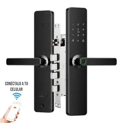 TECH - Cerradura Inteligente Digital 6 modos + 5 Seguros+Asesoría Instalación
