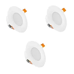 EVOLITE - Pack 3 Octogonal led 12w empotrado CALIDO