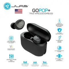 SKULLCANDY - JLAB GO POP + Audifonos Bluetooth TWS - Black - No Jib True