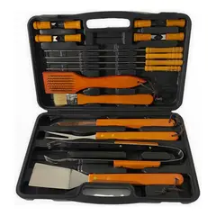 U BUY - Kit De Herramientas Para Asado 18 Piezas Con Maleta