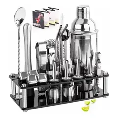 U BUY - Juego De Cócteles Para Bar Pub 23 Piezas 750mm Base