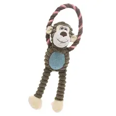 GENERICO - Juguete Peluche De Animalitos Manos Cuerda - Monito