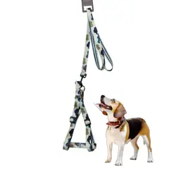 GENERICO - Arnes Regulable Con Correa Print Talla M - Gris