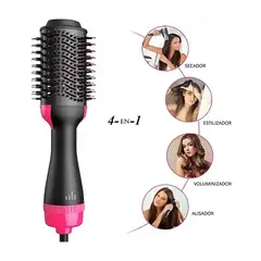 GENERICO - Cepillo Secador Alisador de Cabello Multifunción 1000W