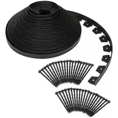 U BUY - Limitador De Jardín Separador De Césped Burlete 10m