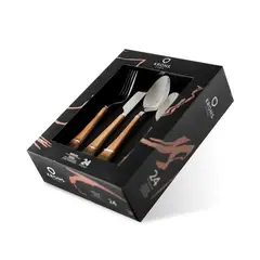 KRONS - Set Cubiertos X 24 Pz Wood - 10286510
