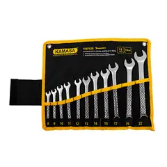 KAMASA - Juego de Llaves Mixta 11Pcs 8-22Mm Cr-V KM7628