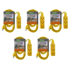 KLISMAN - Extensión de tomacorriente 5m pack x5