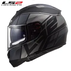 LS2 - CASCO INTEGRAL FF397 KRIPTON TITANO MATE CERTIFICADO