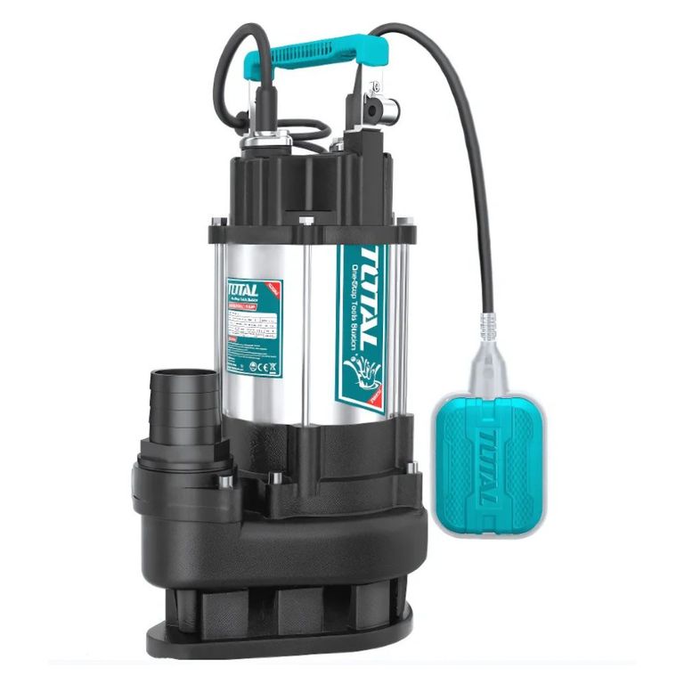 Bomba Sumergible Agua Sucia Acero Inoxidable 750W 1HP Total