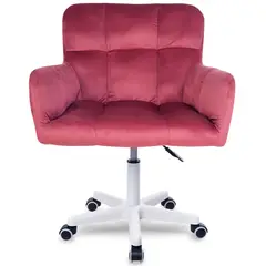 BUCKINGHAM - Silla Giratoria de Escritorio Oficina Curve Rosado Bean