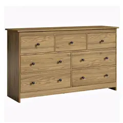 GENERICO - Comoda Armado Chenoa 7 cajones Expresso Muebles Gaudi